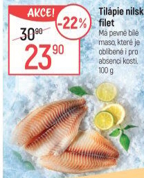 Tilápie nilská filety