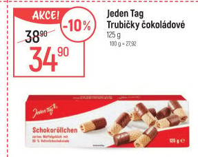 Trubičky čokoládové Jeden Tag