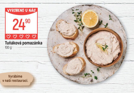 Tuňáková pomazánka Globus