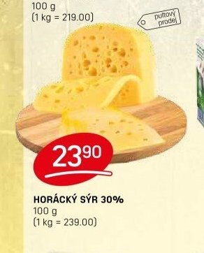 HORÁCKÝ SÝR 30%