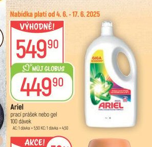 Ariel prací prášek nebo gel