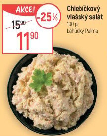 Salát vlašský chlebíčkový