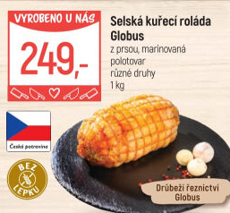 Selská kuřecí roláda Globus