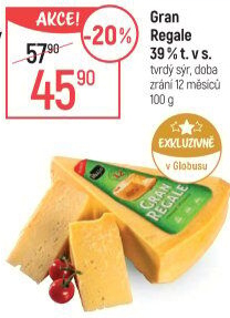 Sýr Gran Regale bez laktózy Valio