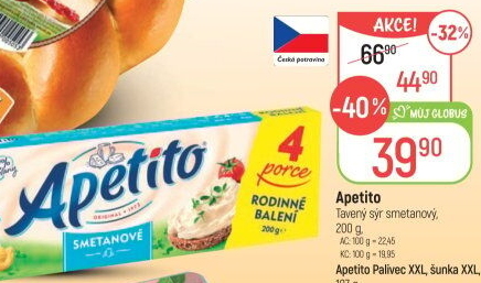 Sýr tavený Apetito