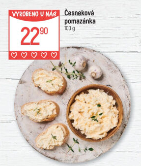 Česneková pomazánka Globus