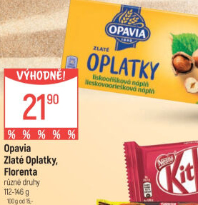 Oplatky Zlaté Opavia