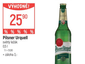 Pivo Pilsner Urquell