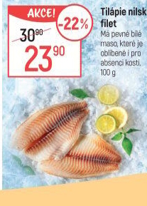 Tilápie nilská filety