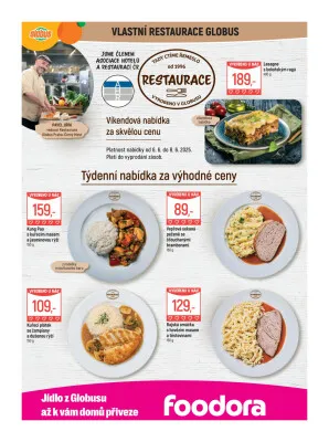 akční leták Globus 4.6.2025-10.6.2025