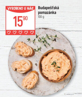 Budapešťská pomazánka Globus