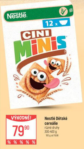 Cereálie Cini Minis Nestlé