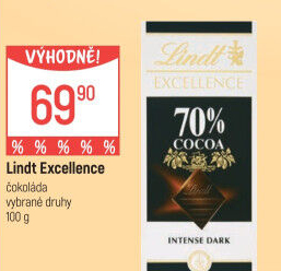 Čokoláda Excellence Lindt