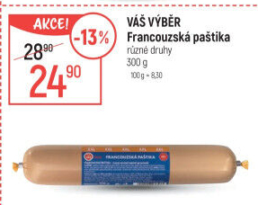 Paštika francouzská Váš Výběr