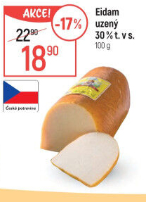 Sýr Eidam uzený 30% Lacrum