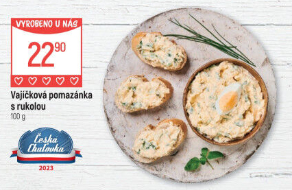 Vajíčková pomazánka s rukolou Globus