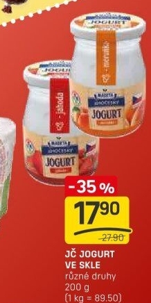 Jogurt ochucený jihočeský tradičníMadeta