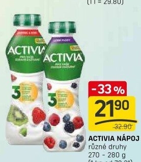 Jogurtový nápoj Activia Danone