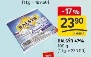 Sýr Balsýr Mlékárna Žirovnice