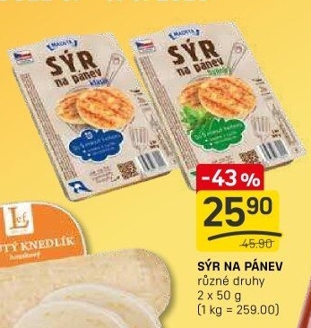 Sýr na pánev Madeta