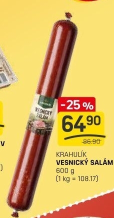 Vesnický salám Krahulík