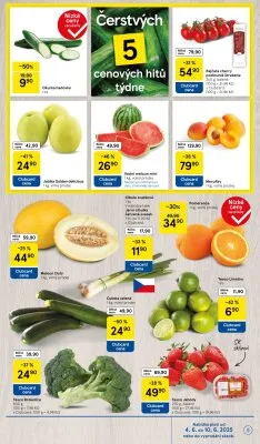 akční leták Tesco 4.6.2025-10.6.2025