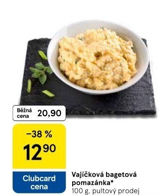 Bagetová vajíčková pomazánka