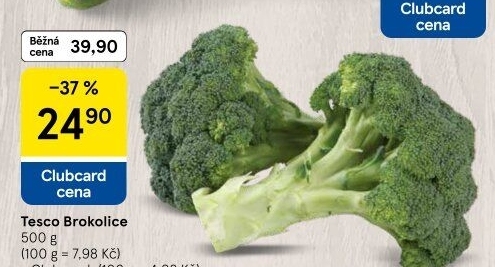 Brokolice Tesco