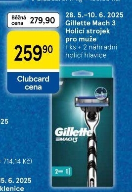 Holicí strojek pánský Gillette Mach 3