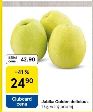 Jablka Golden Delicious