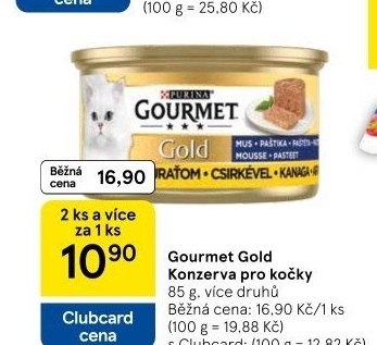 Konzerva pro kočky Gold Gourmet Purina