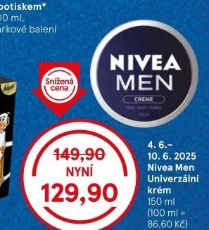 Krém pleťový pánský univerzální Men Creme Nivea