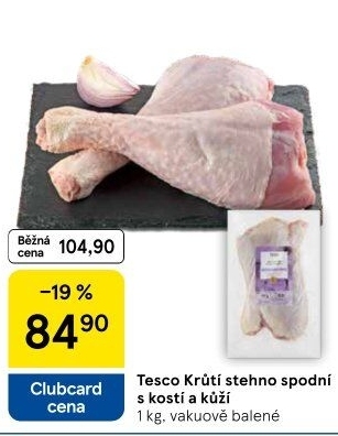 Krůtí stehna Tesco