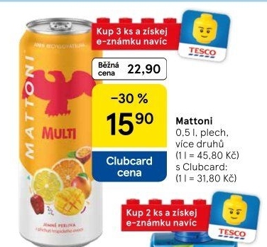 Ochucená voda Mattoni