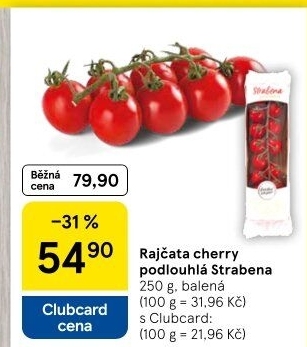 Rajčata cherry keříková Čerstvě utrženo