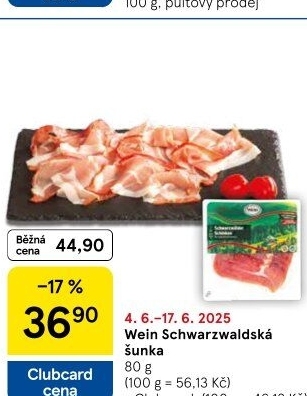 Šunka schwarzwaldská Wein