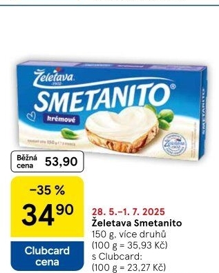 Sýr tavený Smetanito Želetava