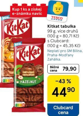 Čokoláda Kit Kat