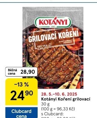 Koření grilovací Kotányi