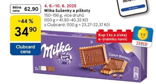 Sušenky Milka