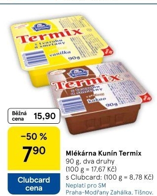 Termix Mlékárna Kunín