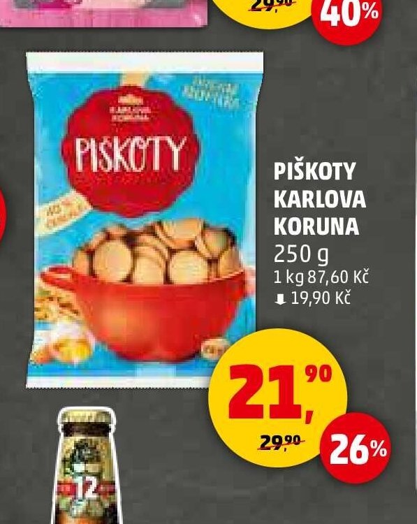 Piškoty Karlova Koruna 250 g