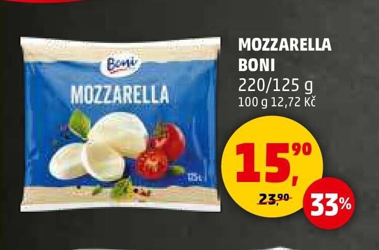 Mozzarella Boni 220/125 g