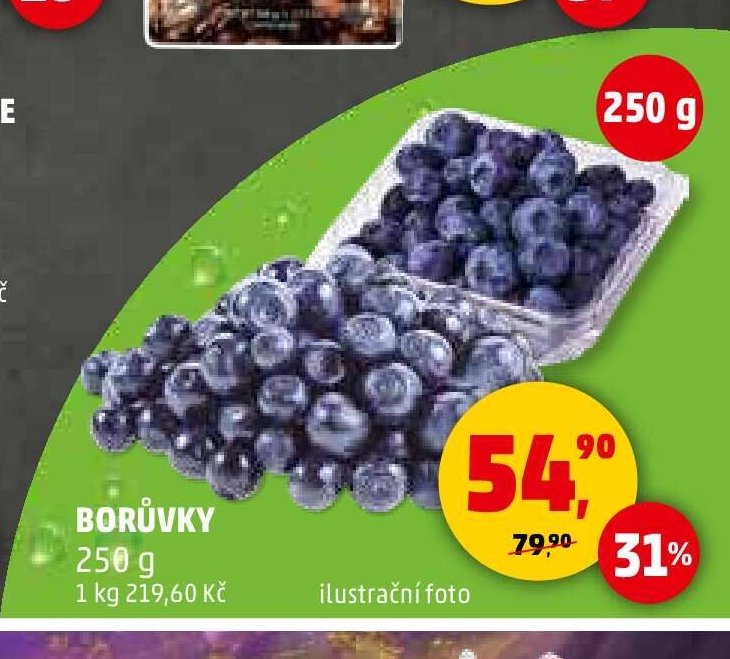 Borůvky 250 g