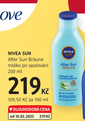 Mléko po opalování Bräune Sun Nivea