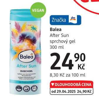 Sprchový gel po opalování After Sun Balea