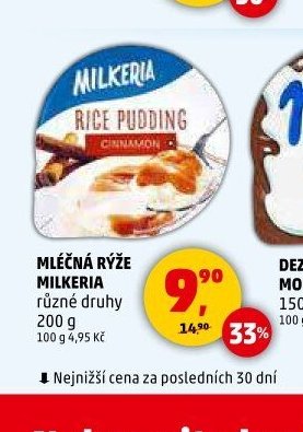 MLÉČNÁ RÝŽE MILKERIA různé druhy 200 g