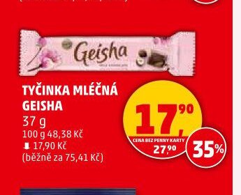Tyčinka mléčná Geisha