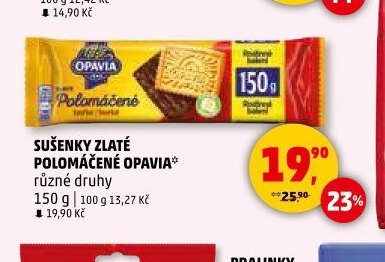 Sušenky Zlaté Polomáčené Opavia