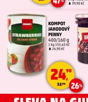 KOMPOT JAHODOVÝ PENNY